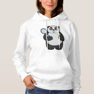 Panda als Tennis-speler met Tennis-racket Hoodie