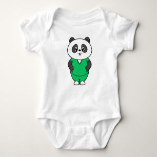 Panda als verpleegster met Smock Romper
