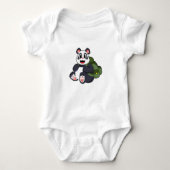 Panda als wandelaar met rugzak romper (Voorkant)