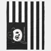 Panda - Amerikaans vlaggen - Beer van de VS Fleece Deken (Voorkant)