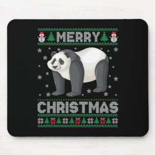 Panda Animal Mannen Vrouwen Kinder Lelijke Kersttr Muismat