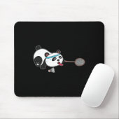 Panda Animals Badminton Shuttles Muismat (Met muis)