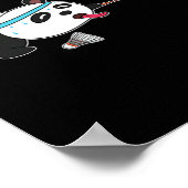 Panda Animals Badminton Shuttles Poster (Hoek)