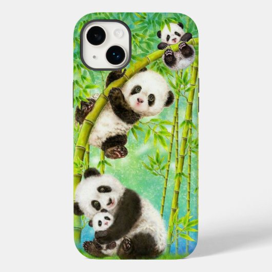 Panda Animel Cute Hoesje Apple iPhone 14Plus hoesj (Achterkant)
