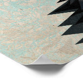 PANDA & ANTLER FLORAL OWL POSTER (Hoek)