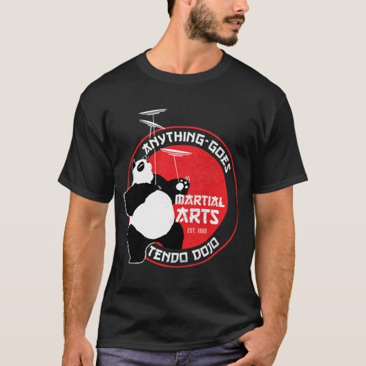 Panda - Anything-Goes Martial Arts Dojo - Ranma 1/ T-shirt (Voorkant)