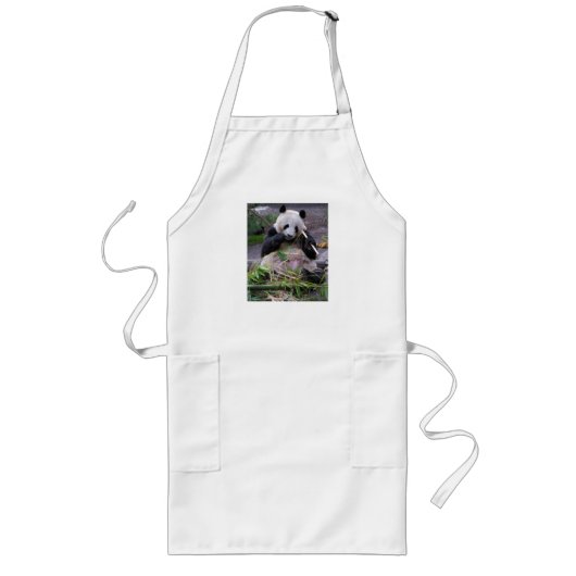 Panda Apron Lang Schort (Voorkant)