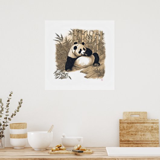 Panda - Archival Art Print (Keuken)