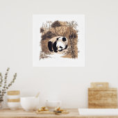 Panda - Archival Art Print (Keuken)