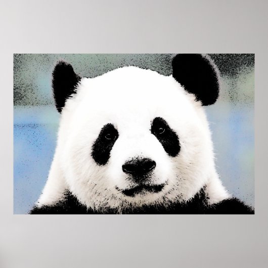 Panda Artwork Poster (Voorkant)