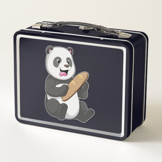 Panda as Baker with Bread (Achterkant)