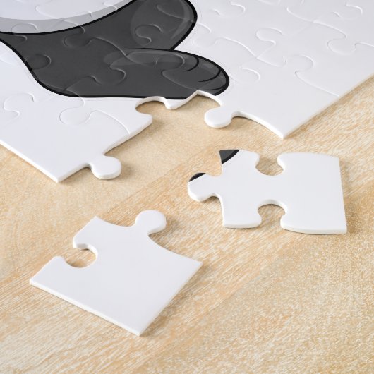 Panda as Baker with Bread Legpuzzel (Zijkant)