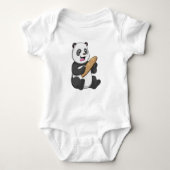 Panda as Baker with Bread Romper (Voorkant)