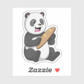 Panda as Baker with Bread Sticker (Vel)