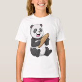 Panda as Baker with Bread T-shirt (Voorkant)