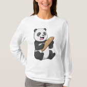 Panda as Baker with Bread T-shirt (Voorkant)