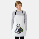 Panda as Hiker with Backpack Schort (Gedragen)