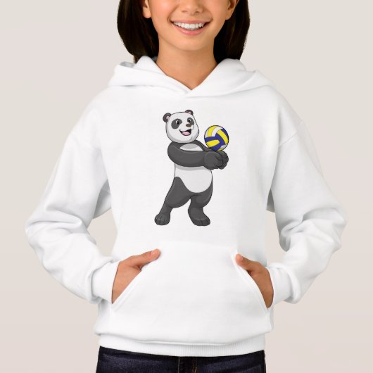 Panda as Volleyball player with Volleyball (Voorkant)