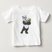 Panda as Volleyball player with Volleyball (Voorkant)