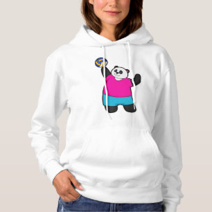 Panda as Volleyball player with Volleyball Hoodie