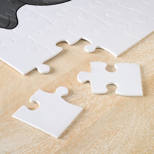 Panda as Volleyball player with Volleyball Legpuzzel (Zijkant)