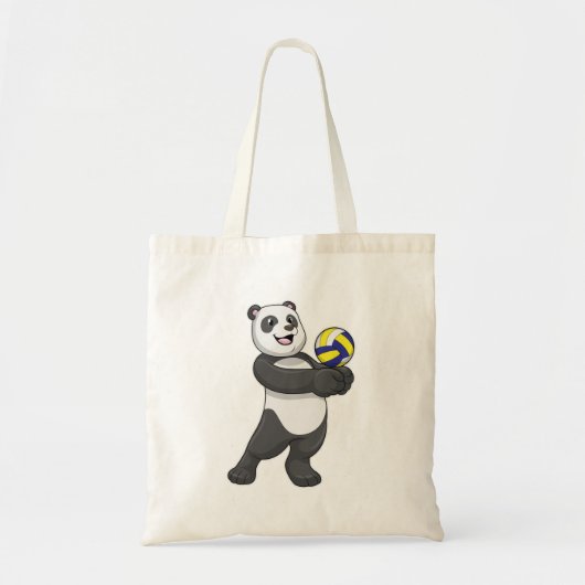Panda as Volleyball player with Volleyball Tote Bag (Voorkant)