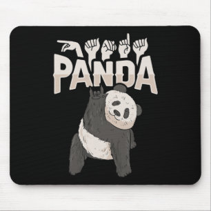 Panda Asl Handgebaar Doof Gehoorverlies Bewustzijn Muismat