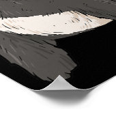 Panda Asl Handgebaar Doof Gehoorverlies Bewustzijn Poster (Hoek)