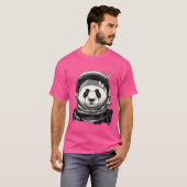 Panda Astronaut Space Exploration Astronomy Lover T-shirt (Voorkant volledig)