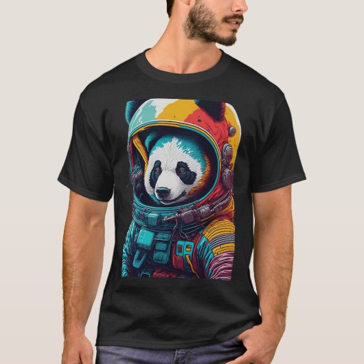 Panda Astronaut T-shirt (Voorkant)