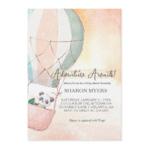 Panda Avontuur Wacht Baby Shower