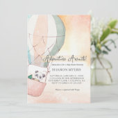 Panda Avontuur Wacht Baby Shower Kaart (Staand voorkant)