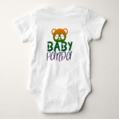 Panda Baby Body Romper (Achterkant)