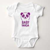 Panda Baby Bodypakje Romper (Voorkant)