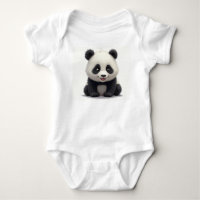 Panda Baby Bodysuit