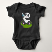 Panda Baby fles Melk Romper (Voorkant)