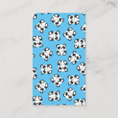 Panda Baby shower Guessing spel Informatiekaartje (Achterkant)