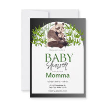 Panda Baby shower Invitation