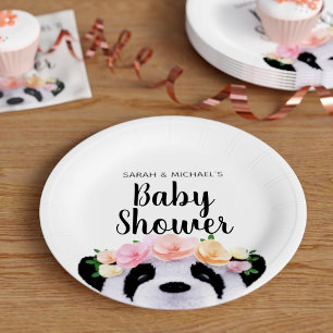Panda Baby shower Papier Bord