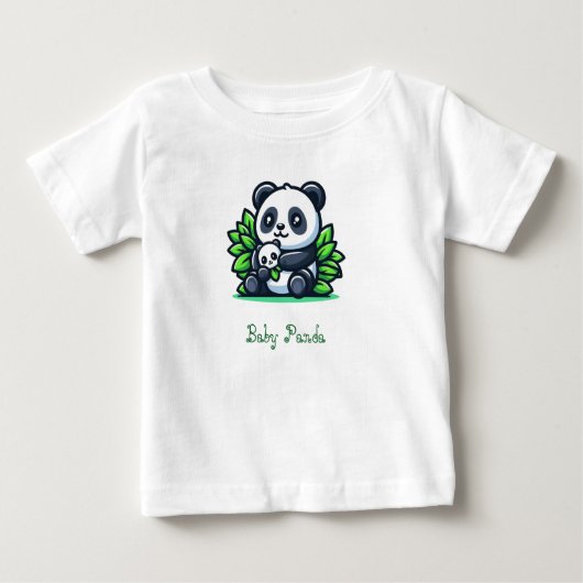 Panda Baby T shirt (Voorkant)