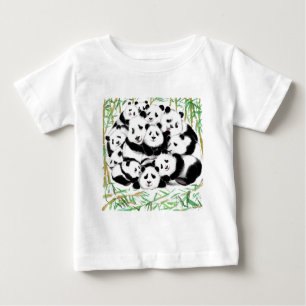 Panda Baby T-shirt Happy Panda's