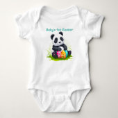 Panda Baby's eerste Pasen Romper (Voorkant)