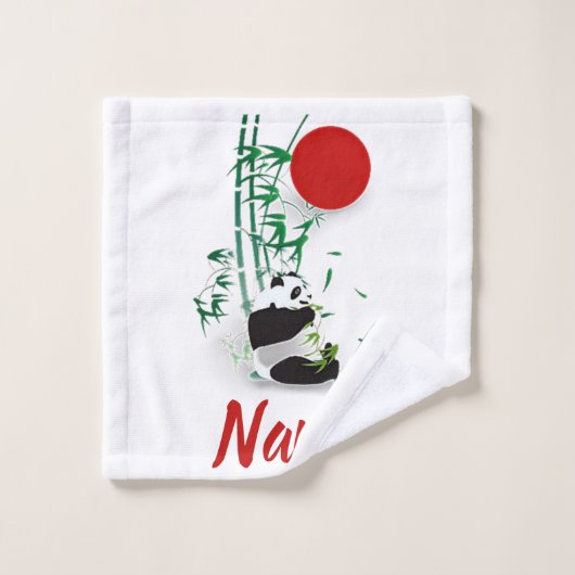 Panda   bad handdoek (Wasdoekje)
