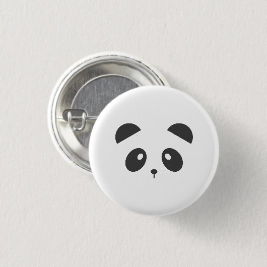 Panda badge ronde button 3,2 cm (Voorkant /achterkant)