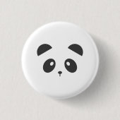 Panda badge ronde button 3,2 cm (Voorkant)