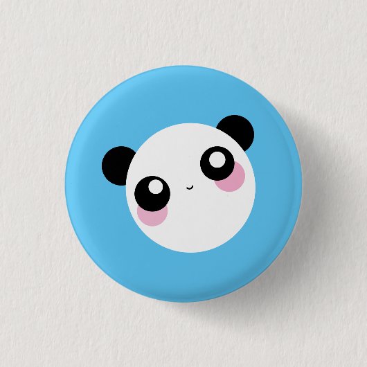 Panda | badge ronde button 3,2 cm (Voorkant)