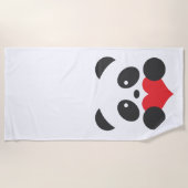 Panda-badhanddoek Strandlaken (Voorkant)