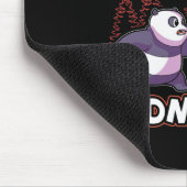Panda Badminton Ik hou van panda's Muismat (Hoek)