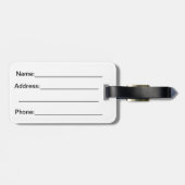 Panda Bagage Tage Bagagelabel (Achterkant horizontaal)