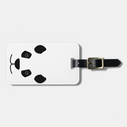Panda Bagagelabel (Voorkant horizontaal)